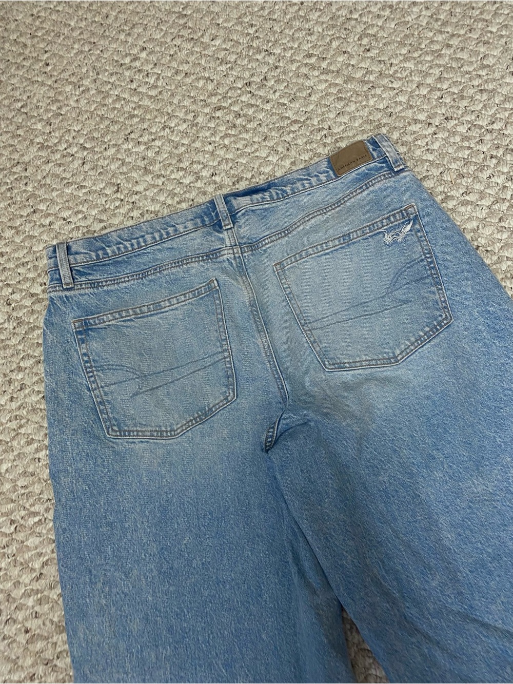AMERICAN EAGLE BARREL JEANS - SIZE 18 Regular - Picture 6 of 9